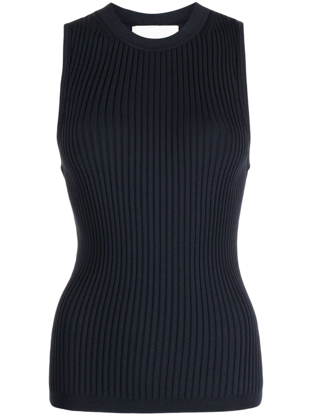 3.1 Phillip Lim 无袖罗纹针织上衣 - 蓝色