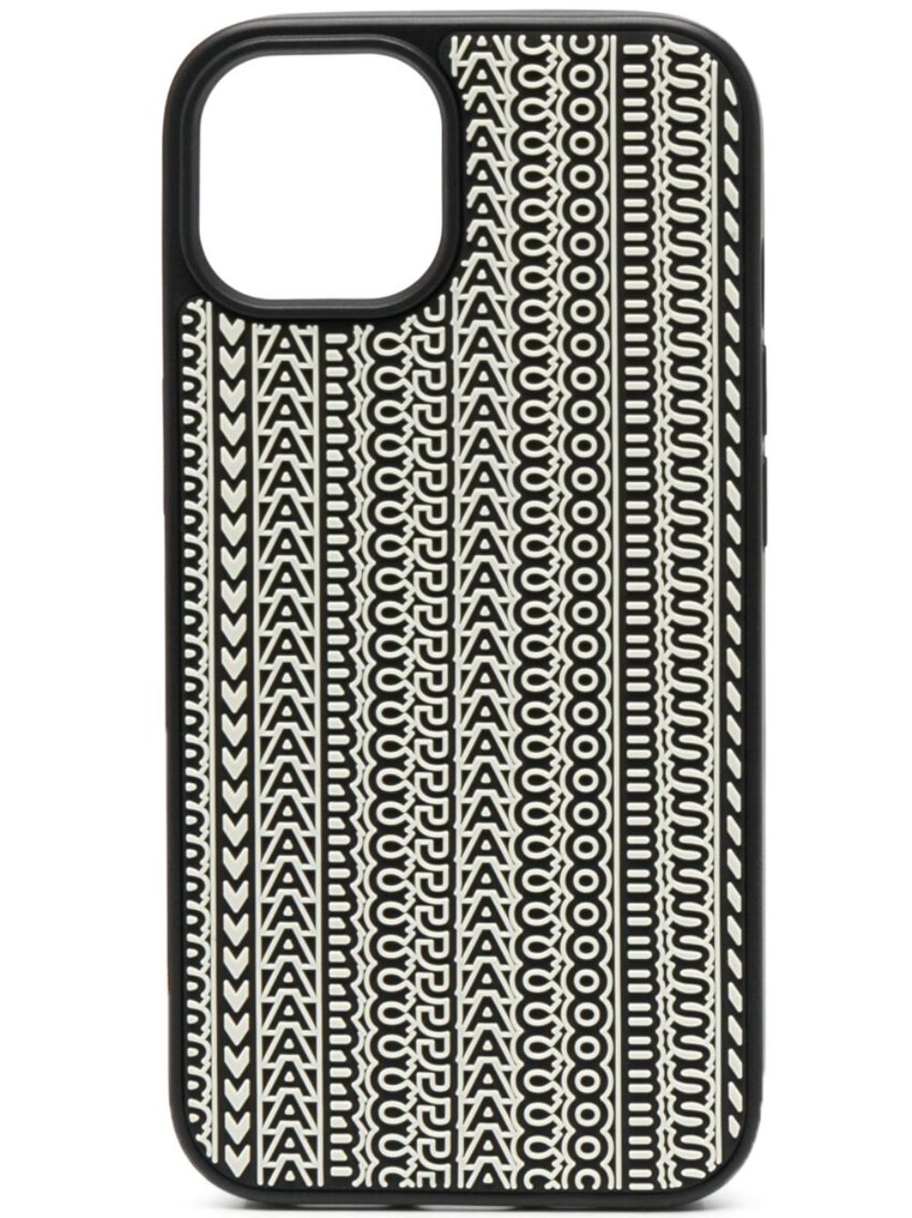Marc Jacobs iPhone 14 经典logo印花手机壳 - 黑色