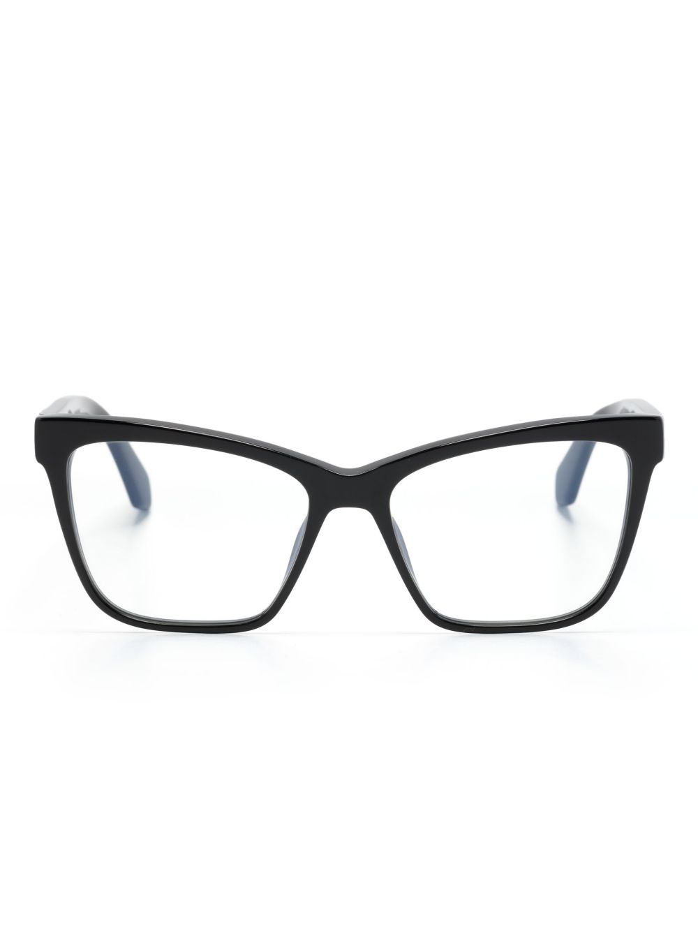 Off-White Eyewear 蝴蝶形镜框眼镜 - 黑色