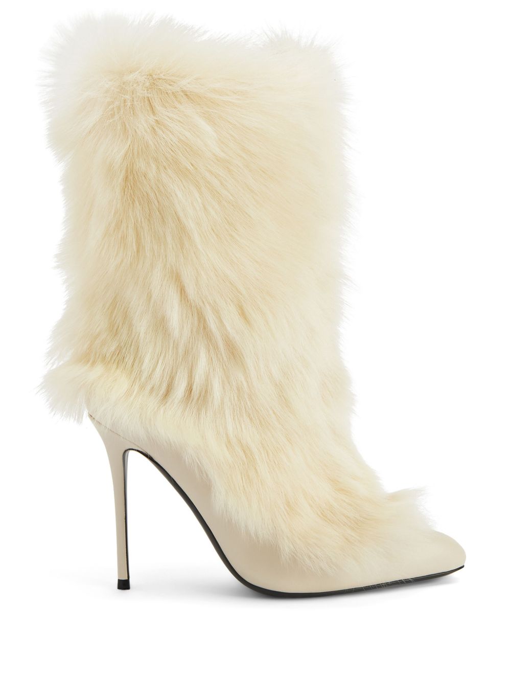 Giuseppe Zanotti Micole 皮质高筒靴 - 中性色