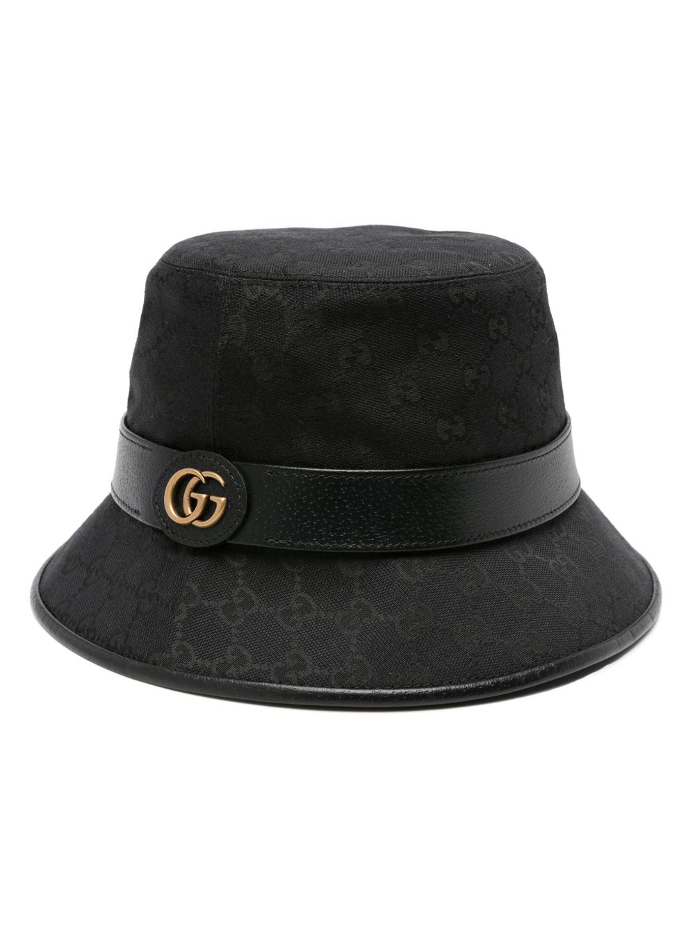 Gucci GG 帆布渔夫帽 - 黑色