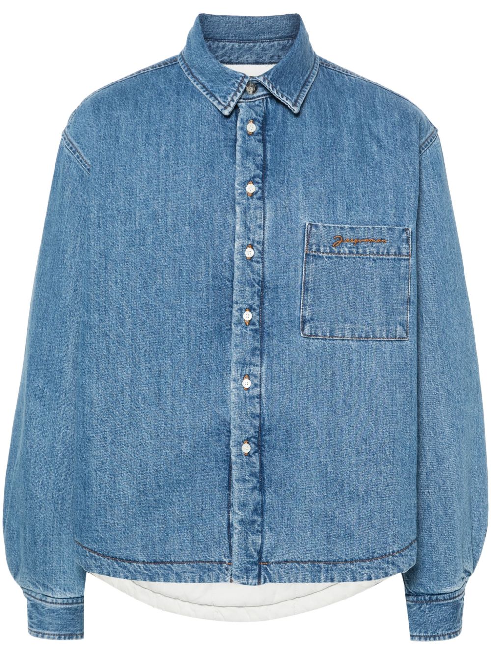 Jacquemus La Chemise Boulanger 牛仔衬衫式夹克 - 蓝色