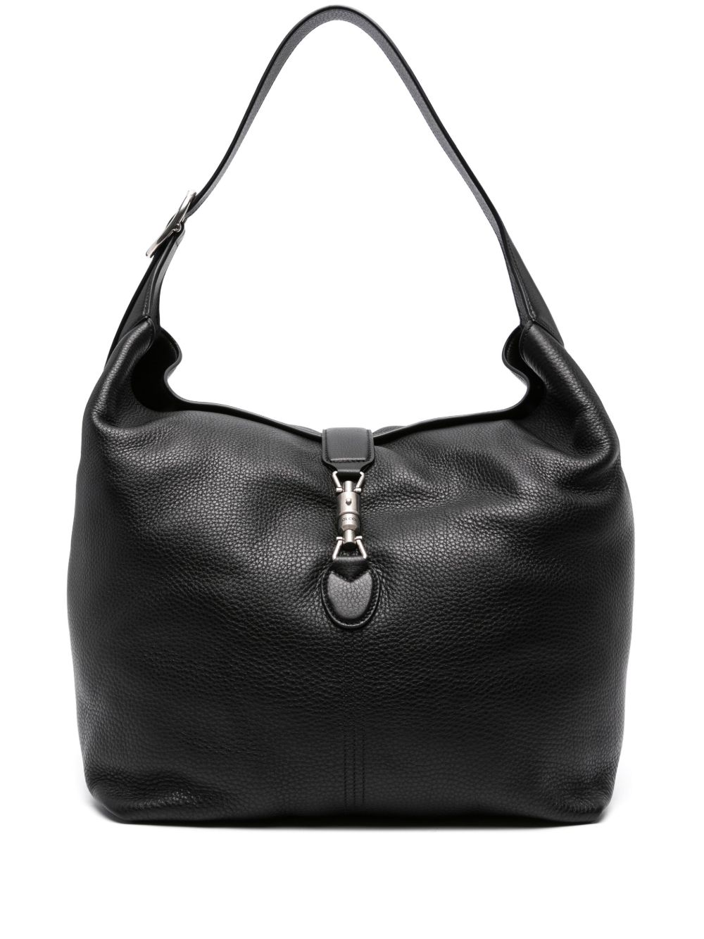 Gucci Jackie 1961 系列中号单肩包 - 黑色