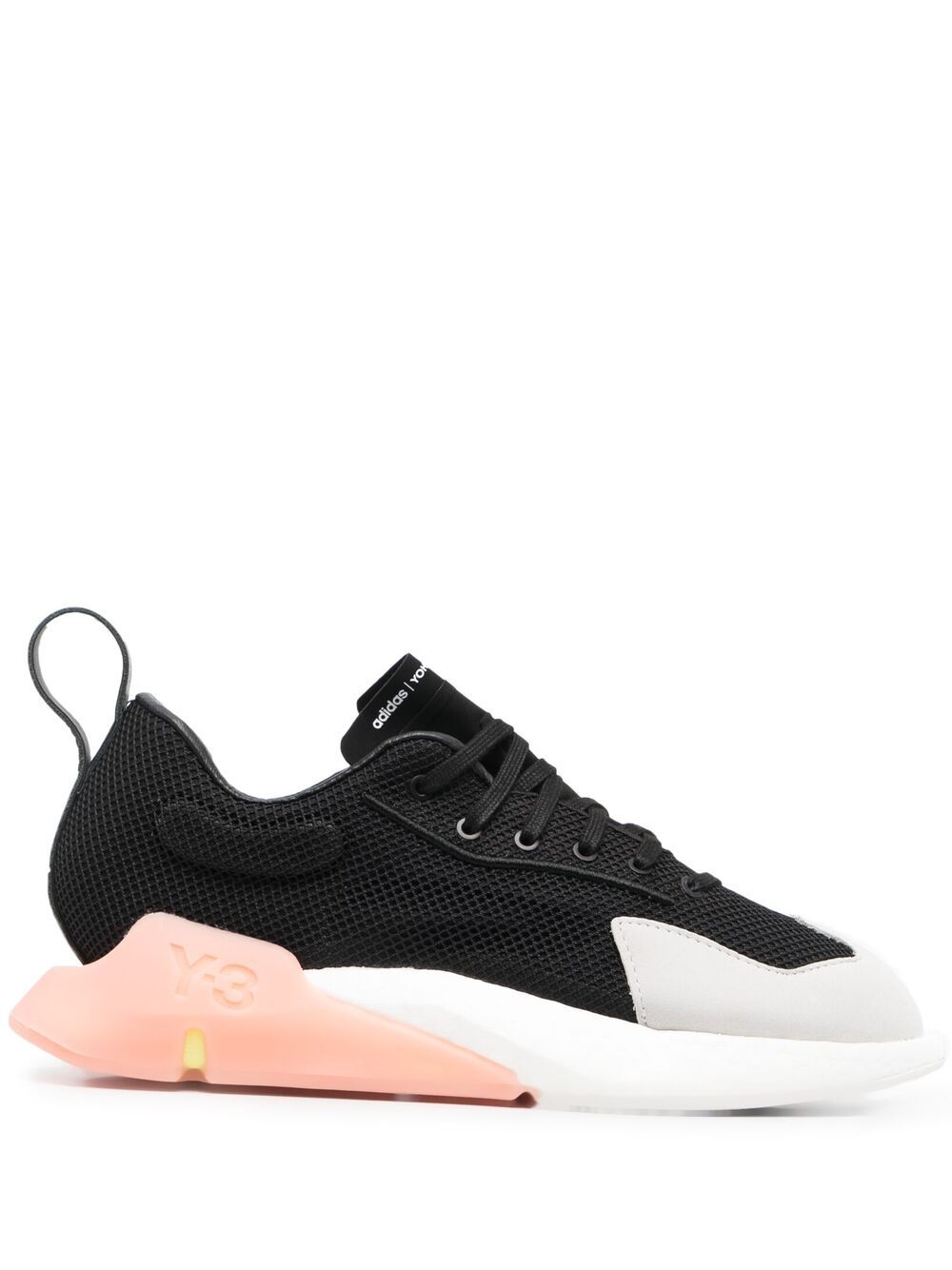 Y-3 Boost 拼色运动鞋 - 黑色
