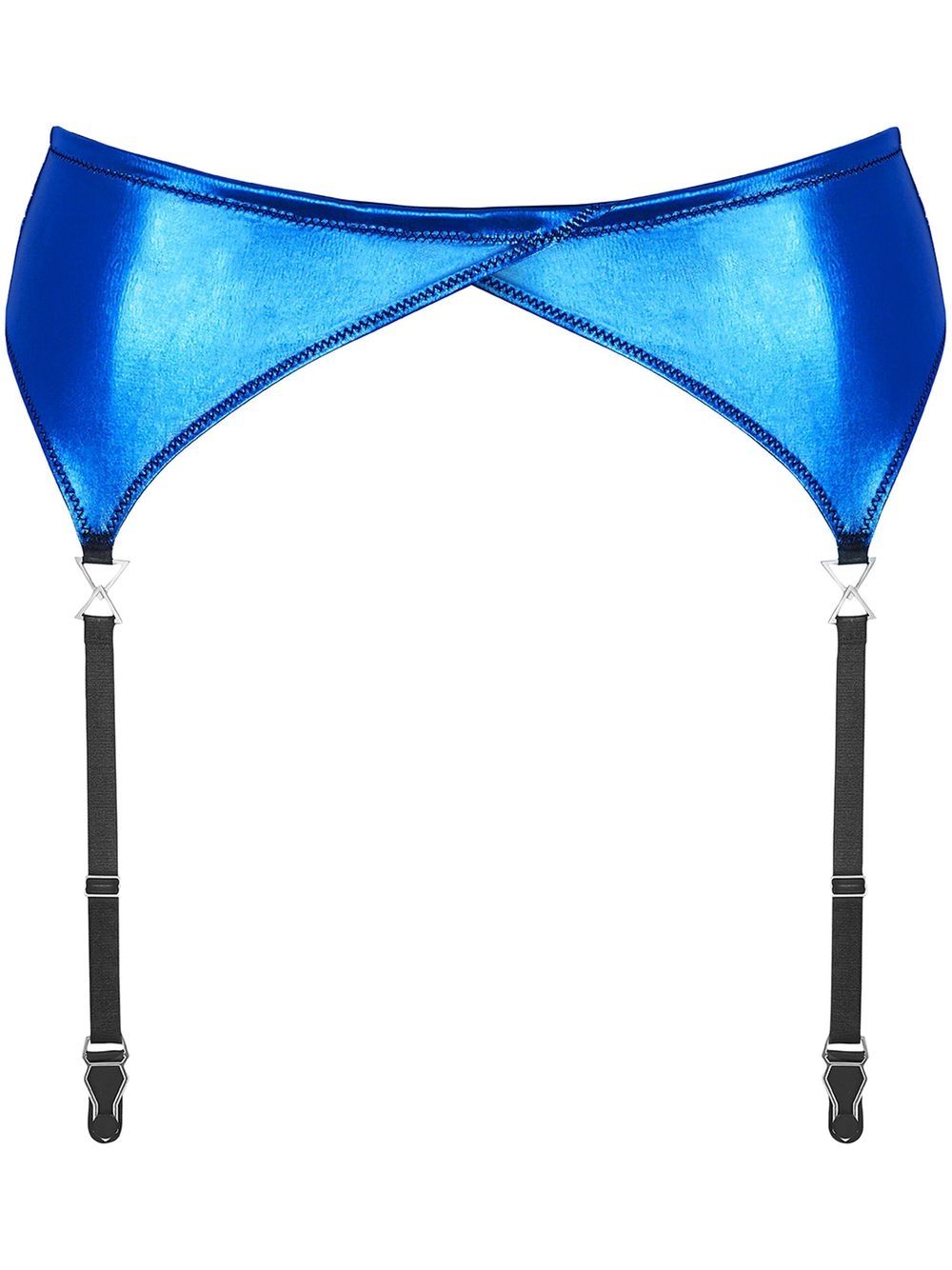 Maison Close Blue Angel 吊袜带腰带 - 蓝色