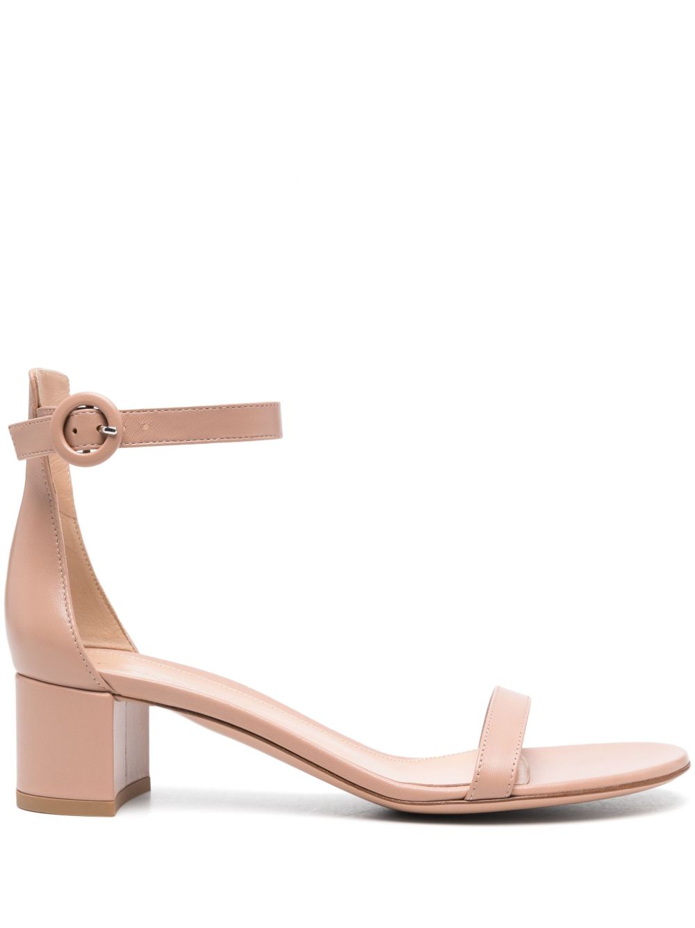 Gianvito Rossi Gaeta 低跟凉鞋（4.5厘米） - 中性色