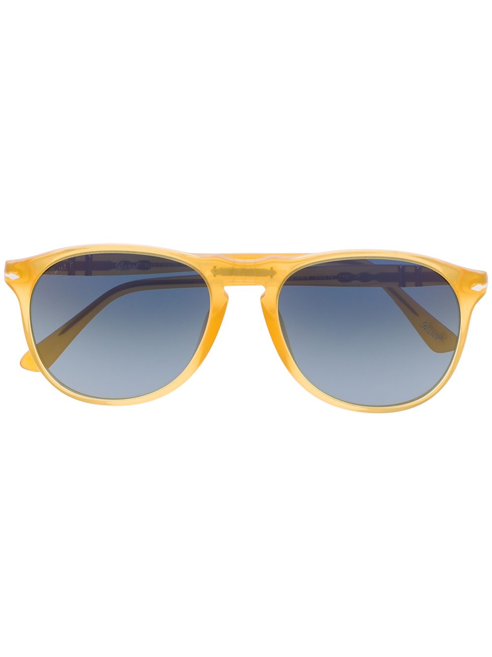 Persol 飞行员太阳眼镜 - 黄色