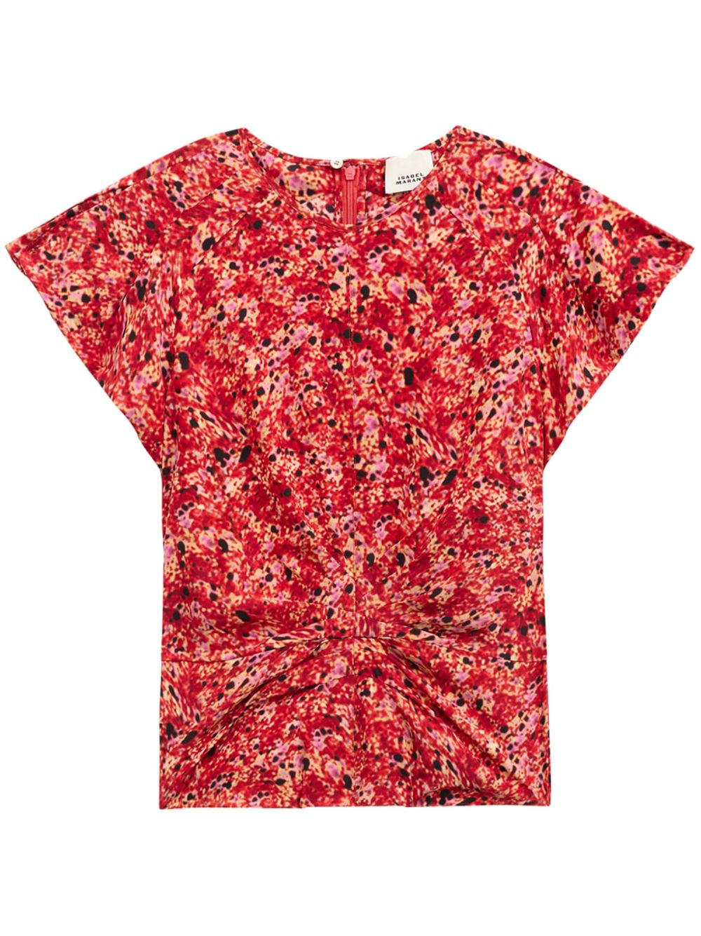 ISABEL MARANT Tullya 上衣 - 红色