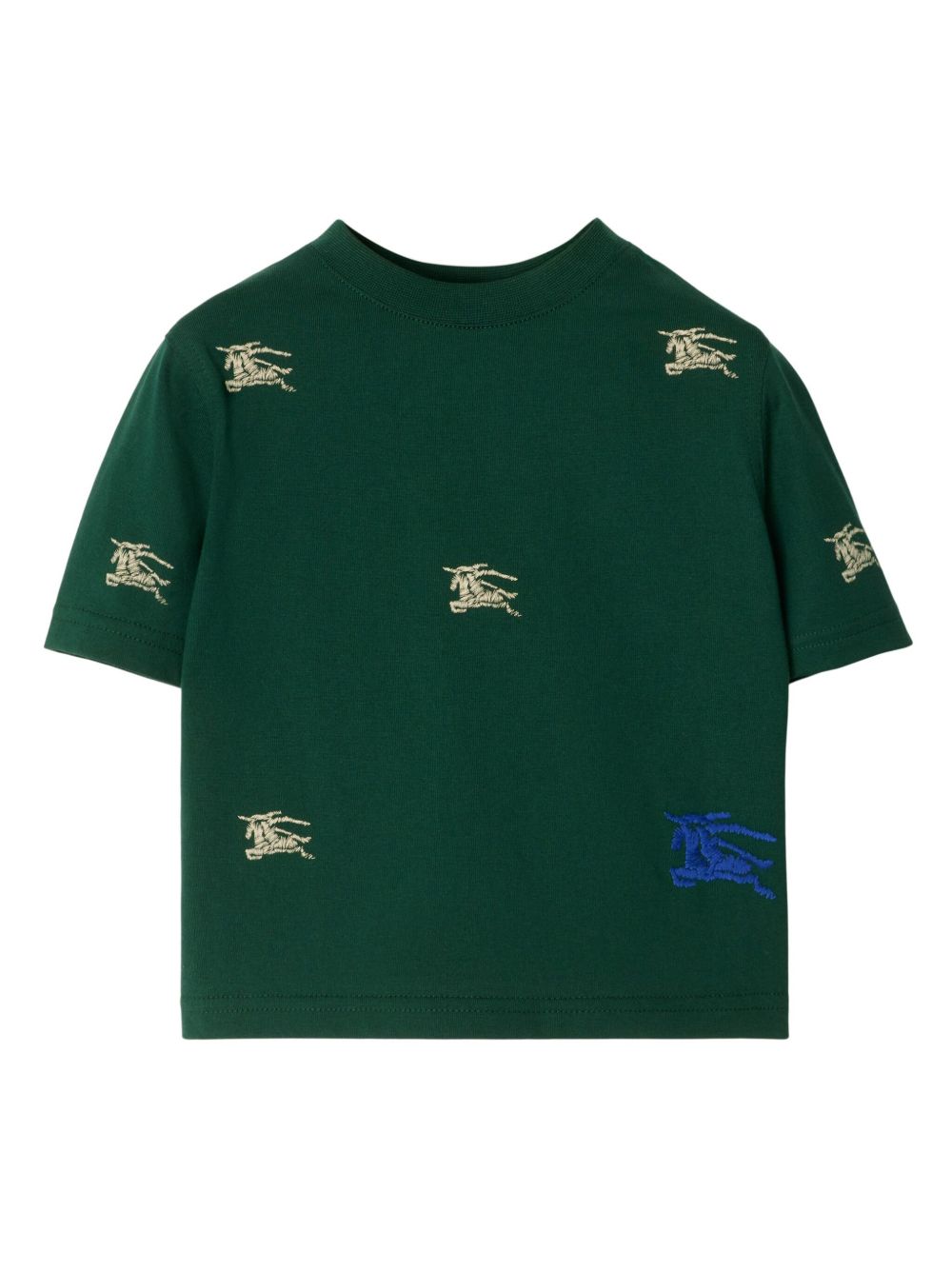 Burberry Kids Equestrian T恤 - 绿色