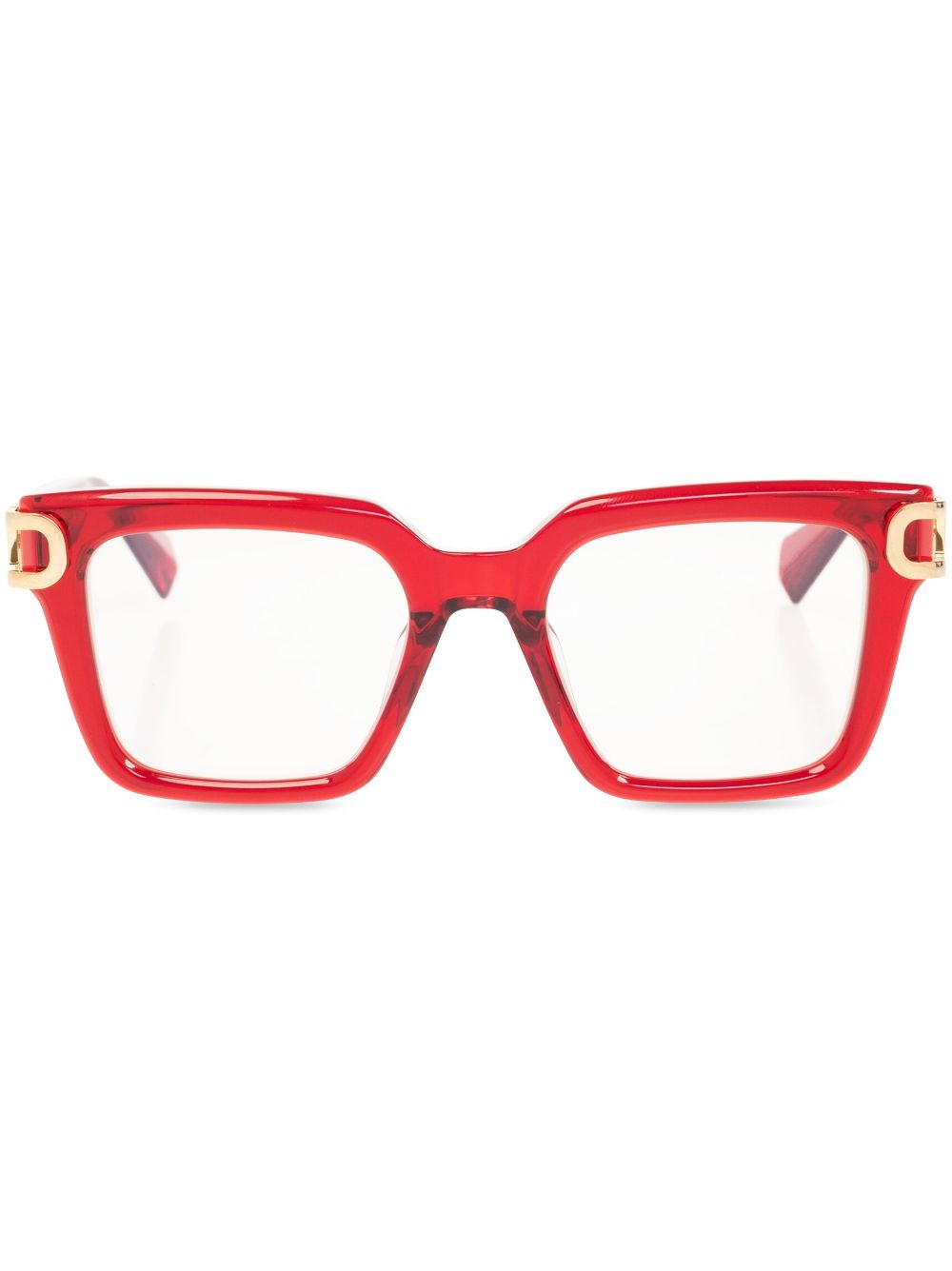 VALENTINO GARAVANI EYEWEAR VLogo Signature Wayfarer 镜框眼镜 - 红色