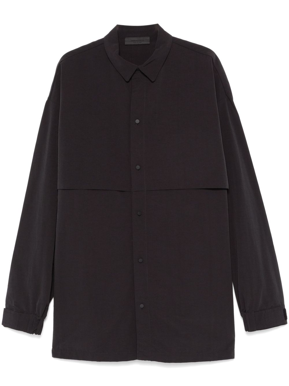 FEAR OF GOD ESSENTIALS 防雨挡片夹克式衬衫 - 黑色