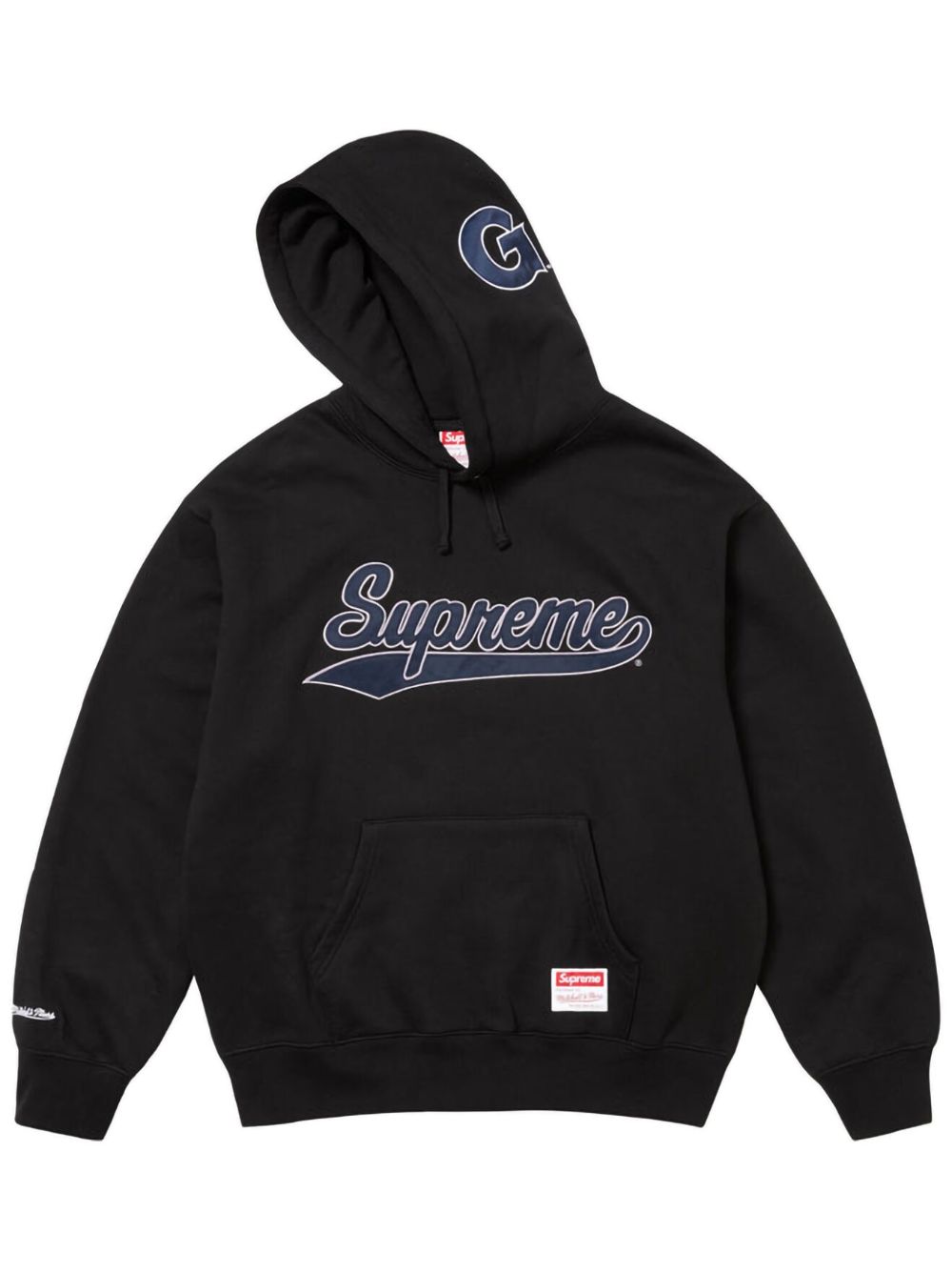 Supreme Mitchell & Ness® NCAA University of Georgia 连帽衫 - 黑色