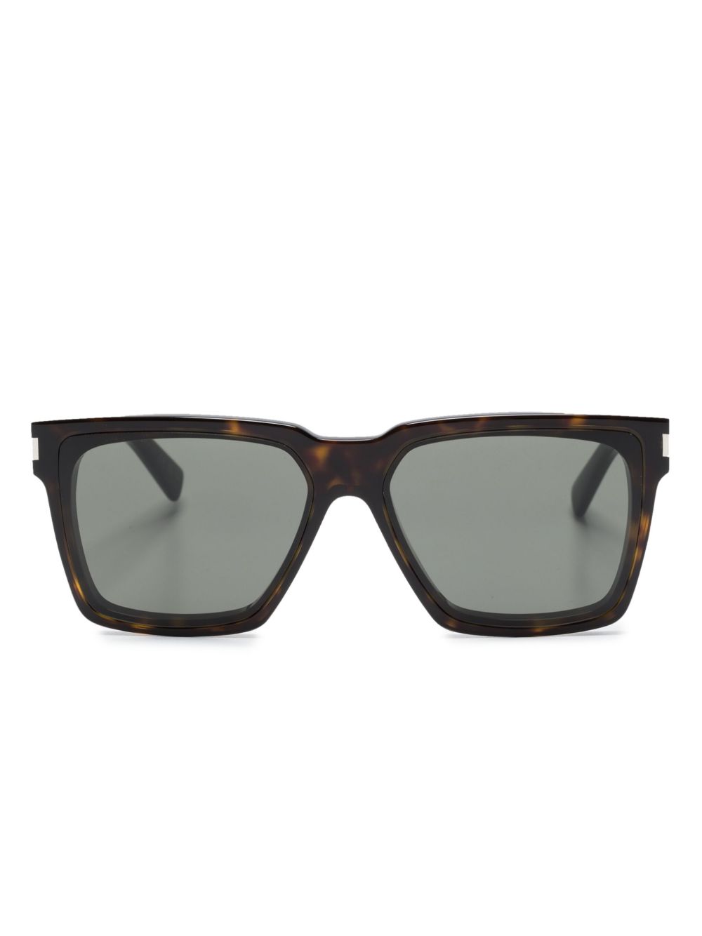 Saint Laurent Eyewear 玳瑁纹效果方框太阳眼镜 - 褐色