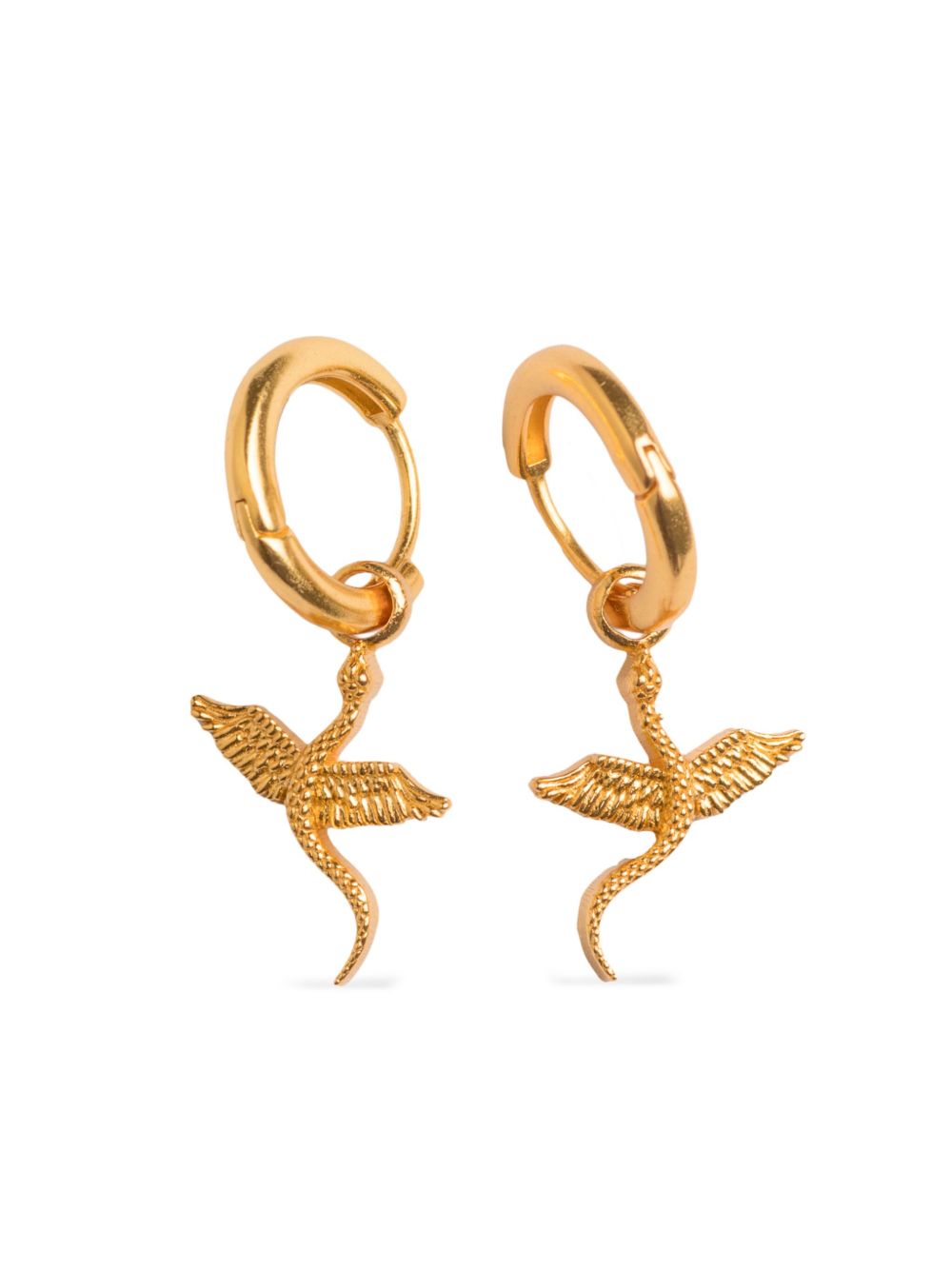 Natia X Lako Winged Snake 耳环 - 金色