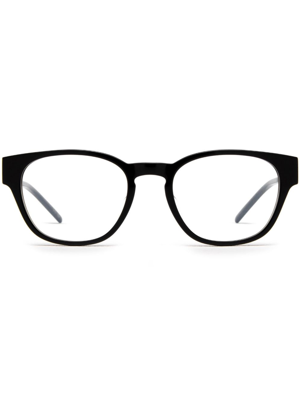 Saint Laurent Eyewear 圆框眼镜 - 黑色