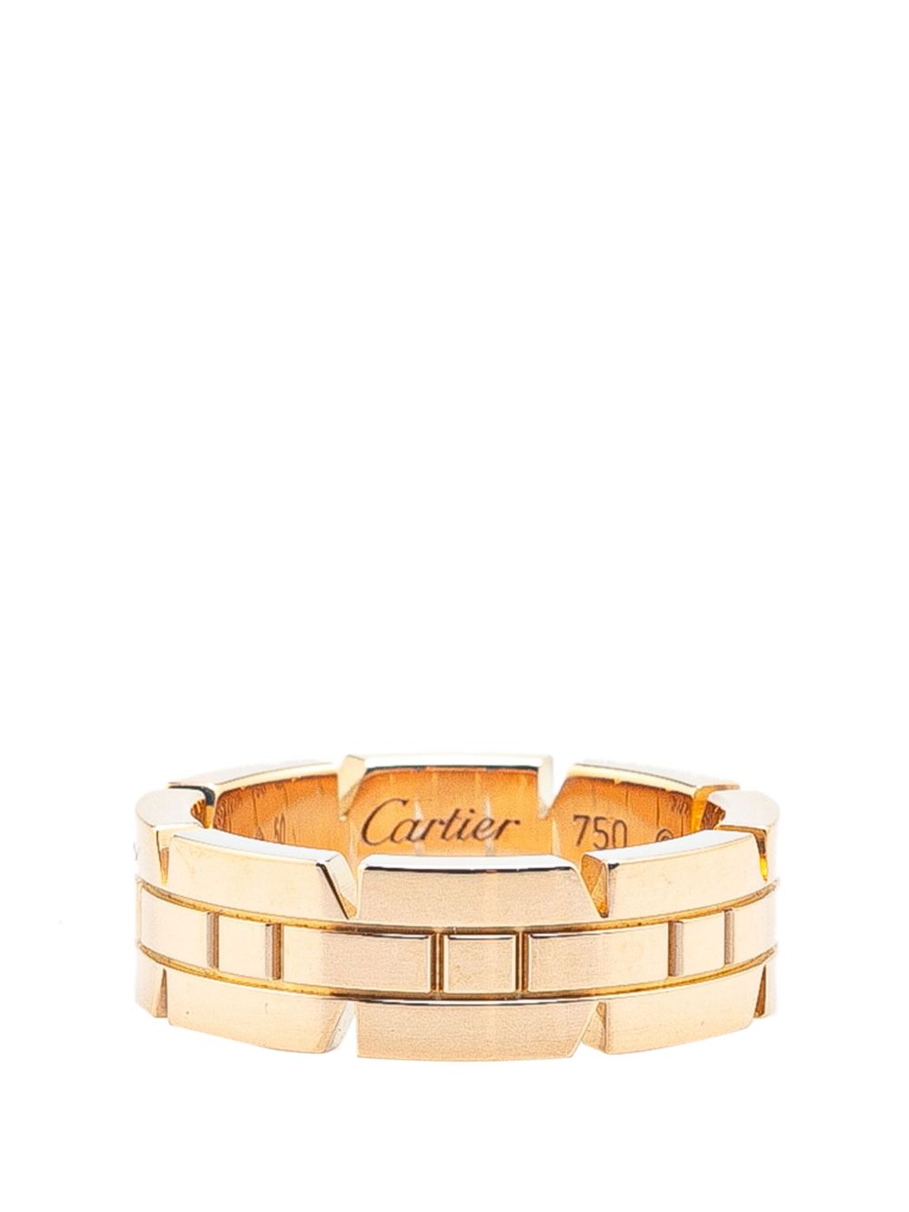 Cartier 18K玫瑰金 Tank Francaise 戒指（2000-2020年典藏款） - 金色