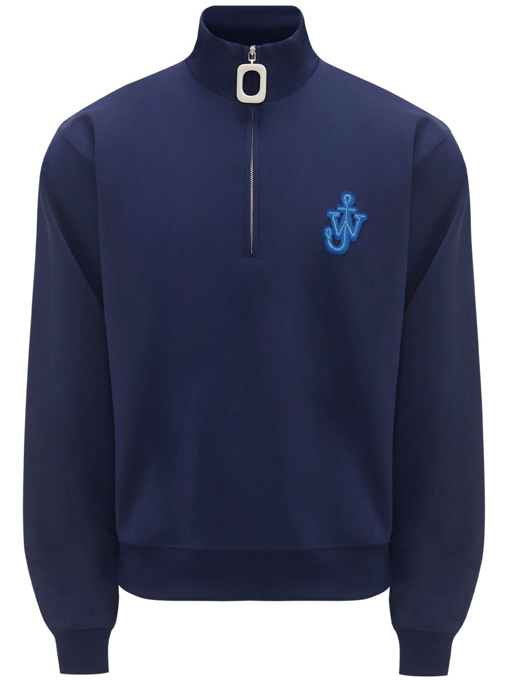 JW Anderson JW logo贴花卫衣 - 蓝色