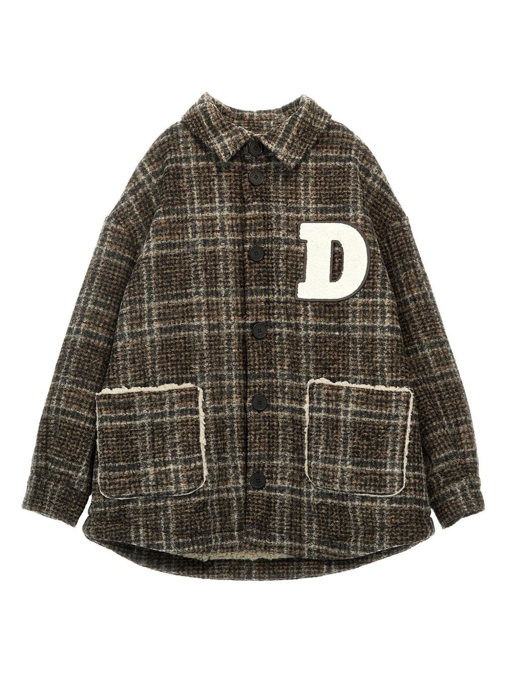 Douuod Kids 流苏外套 - 褐色