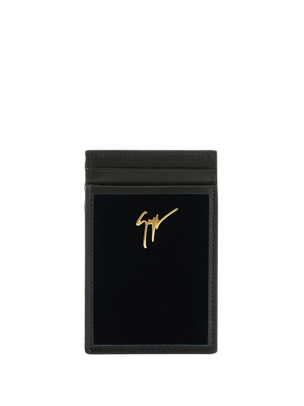 Giuseppe Zanotti Albert logo印花卡夹 - 黑色