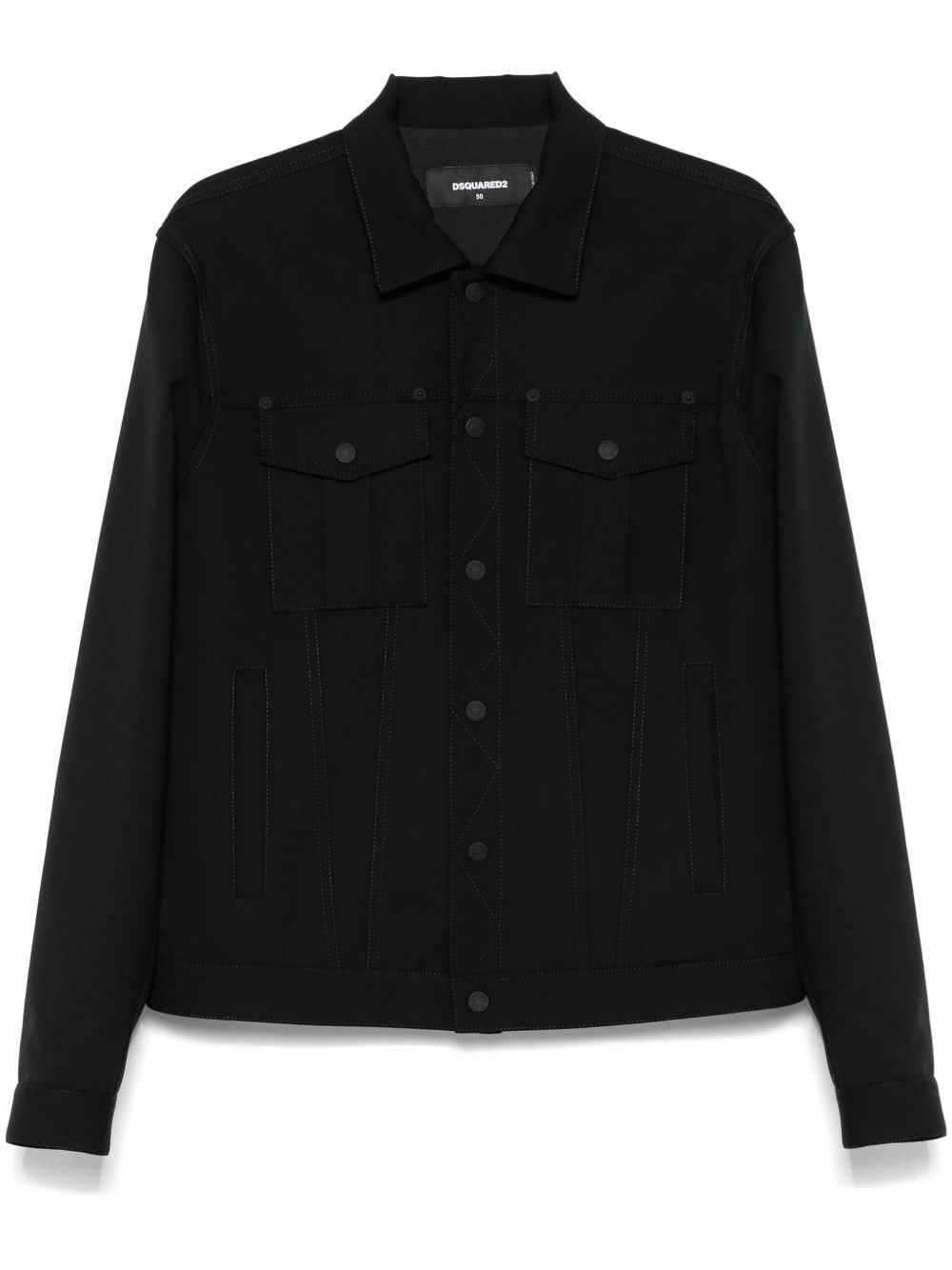 DSQUARED2 Chic Urban 夹克 - 黑色