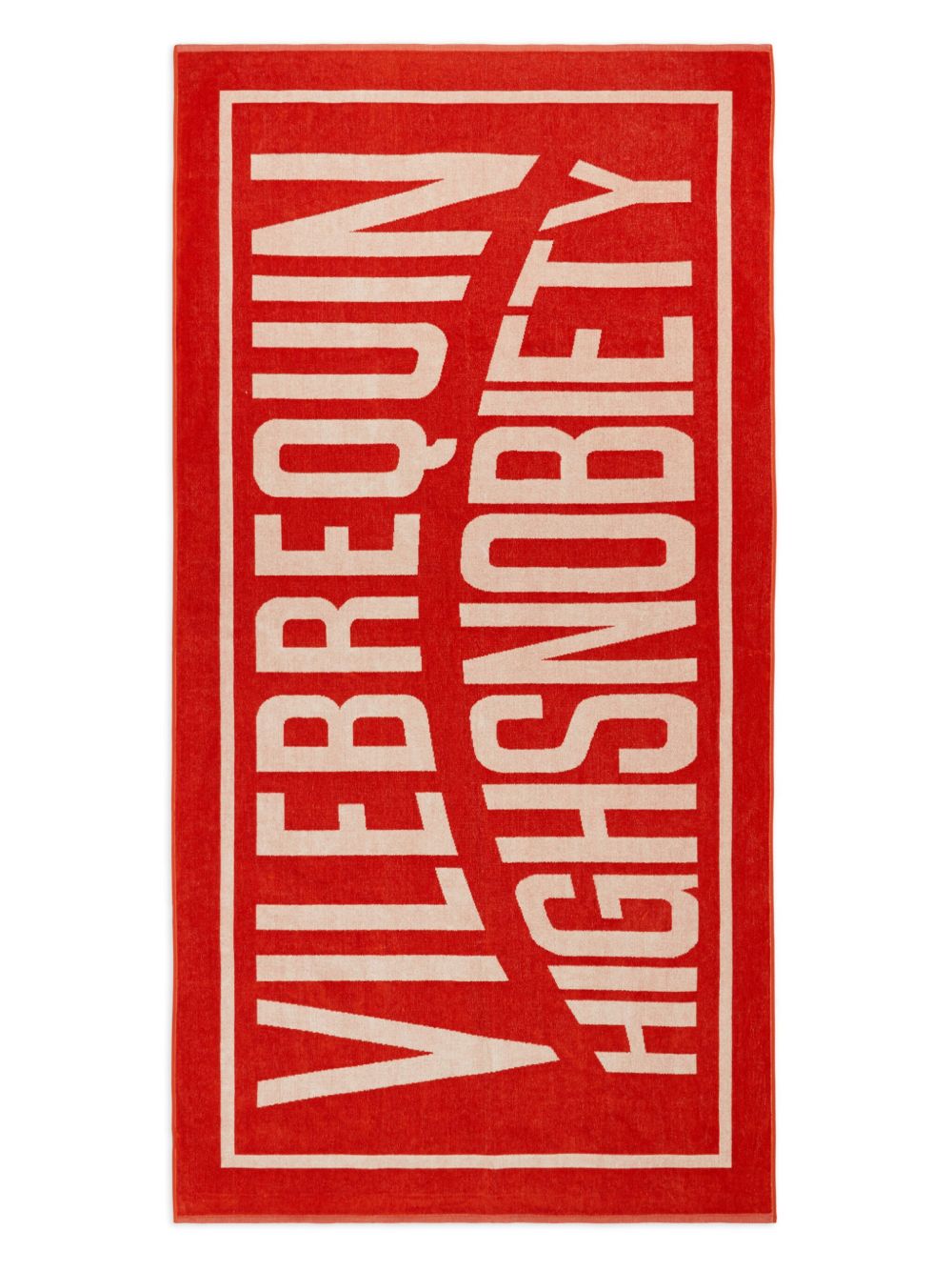 Vilebrequin x Highsnobiety 棉沙滩毛巾 - 红色
