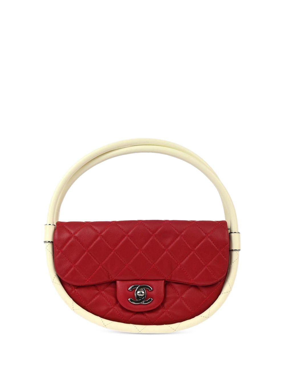 CHANEL Pre-Owned Hula Hoop 手提包（2014年典藏款） - 红色