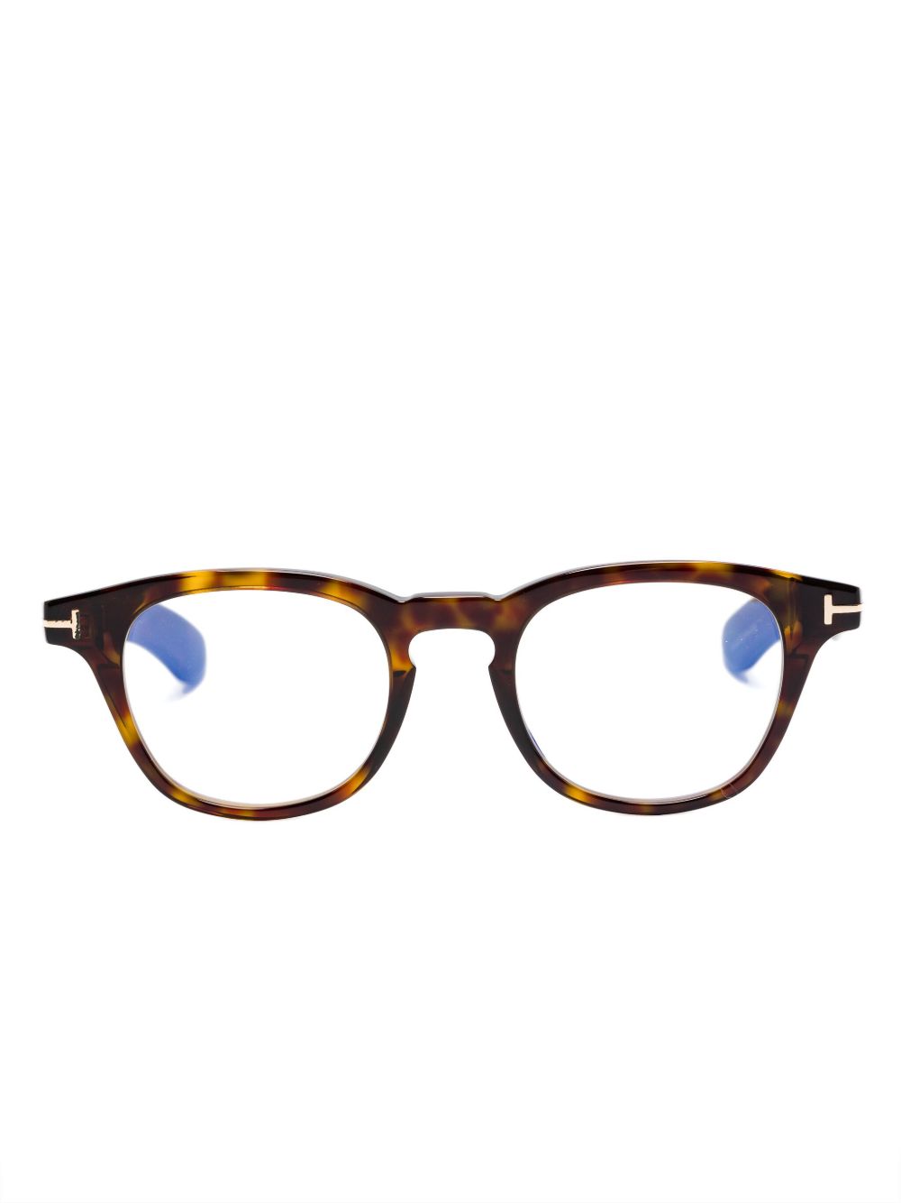 TOM FORD Eyewear FT5976B 052 圆框眼镜 - 黑色