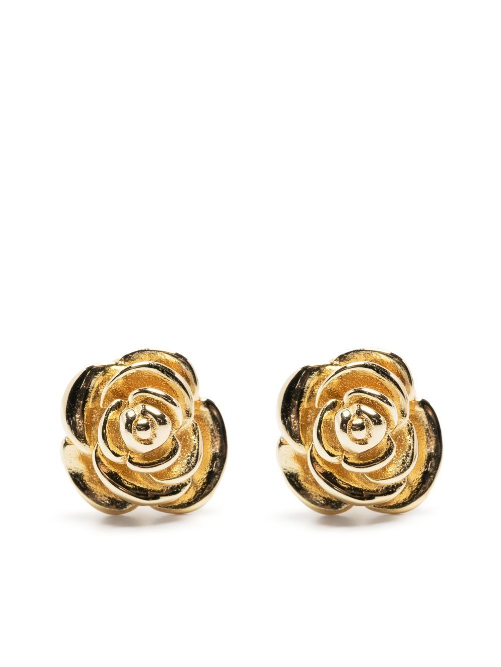 Stolen Girlfriends Club Rose Bud 镀18K金耳环 - 金色