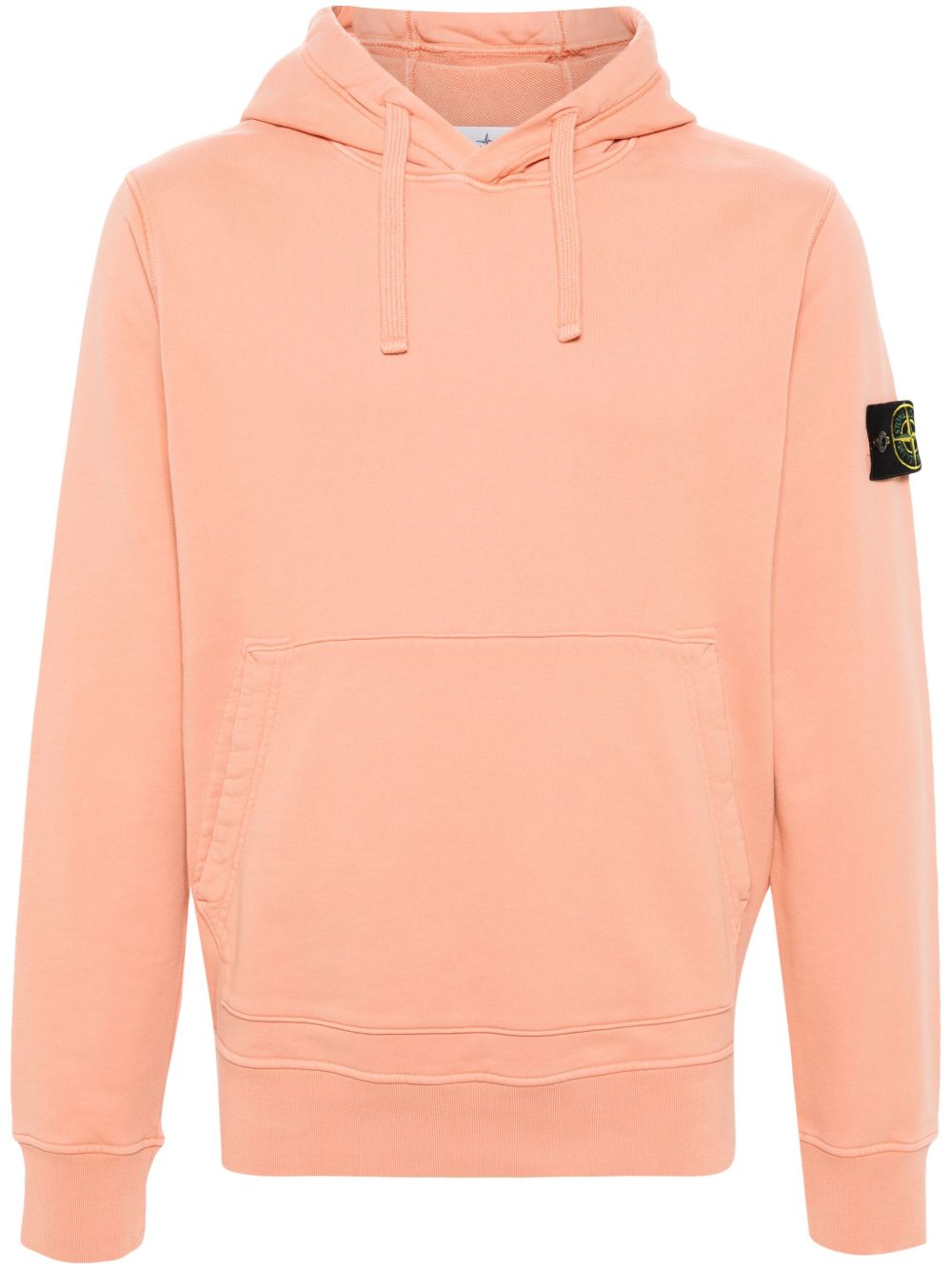 Stone Island 罗盘徽章连帽衫 - 橘色