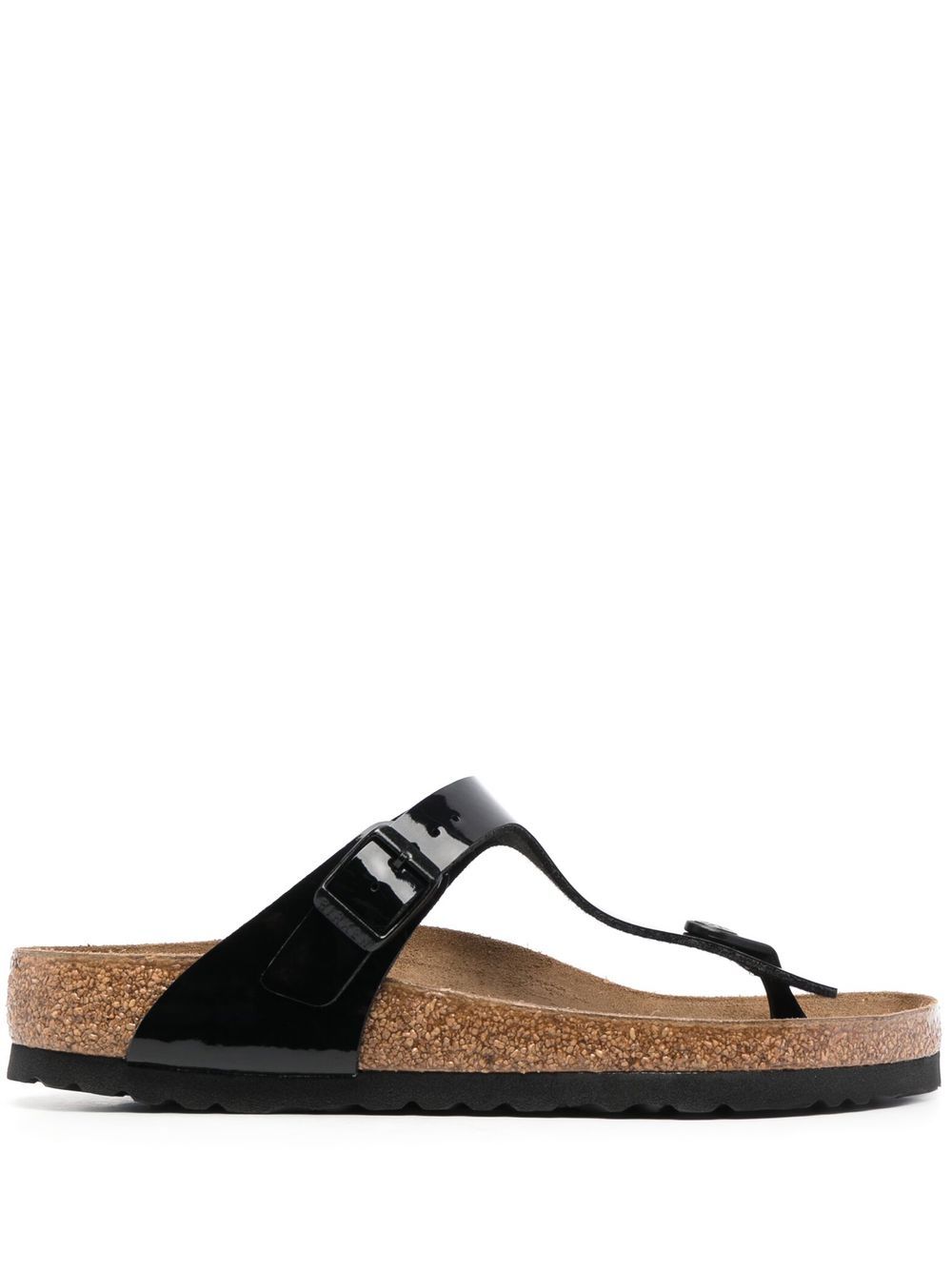 Birkenstock Gizeh 单趾袢带凉鞋 - 黑色