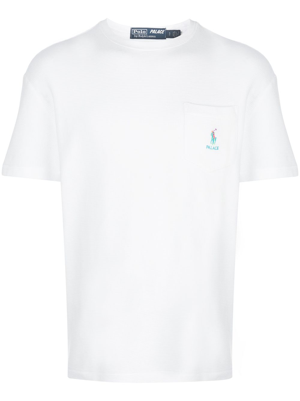 Palace x Polo logo刺绣T恤 - 白色