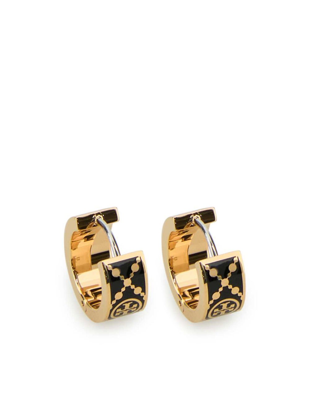 Tory Burch T-Monogram 耳环 - 金色