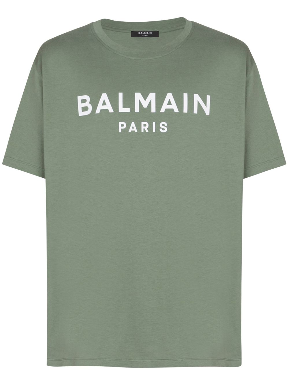 Balmain logo印花T恤 - 绿色