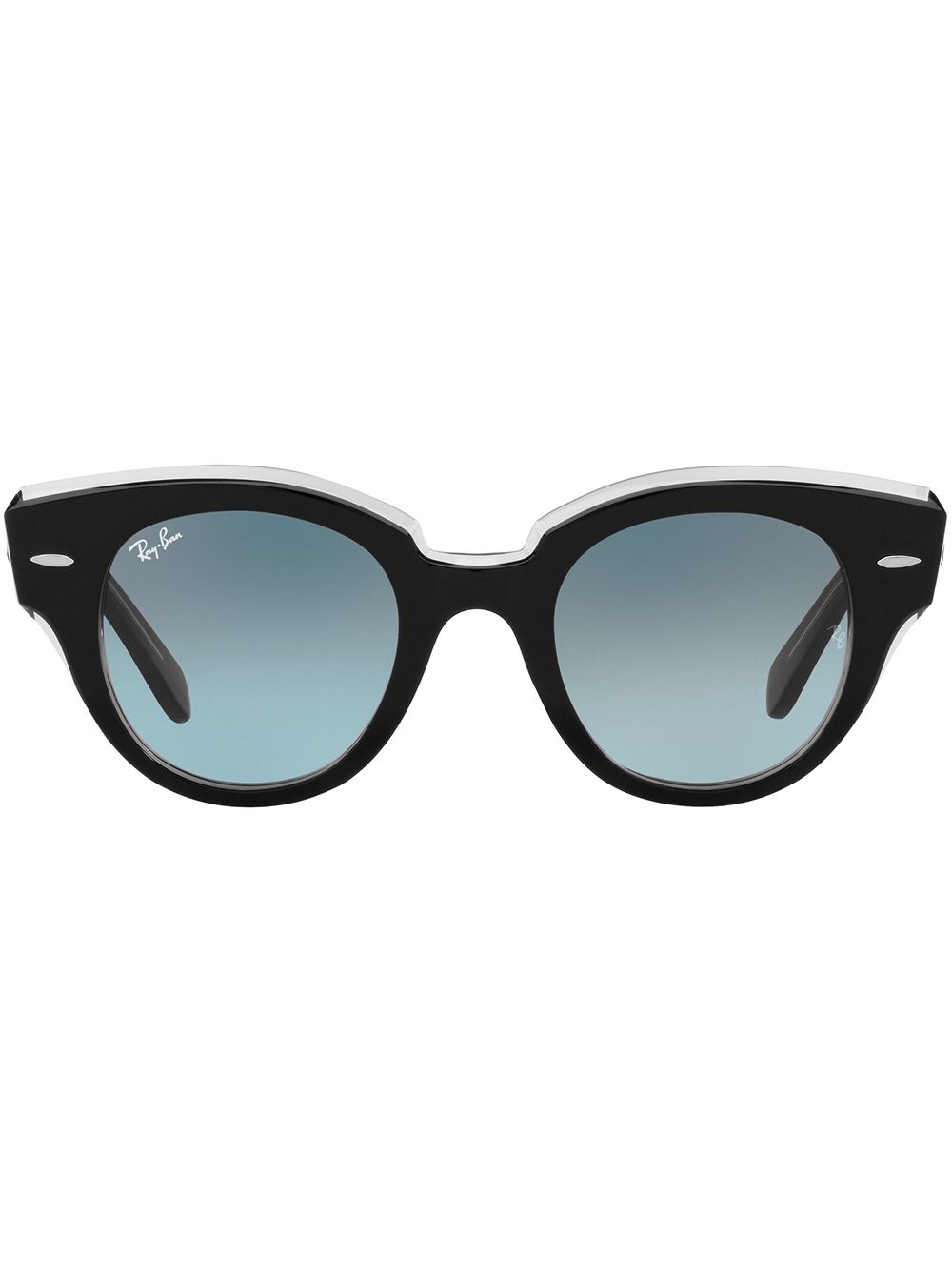Ray-Ban Roundabout 渐色太阳眼镜 - 灰色
