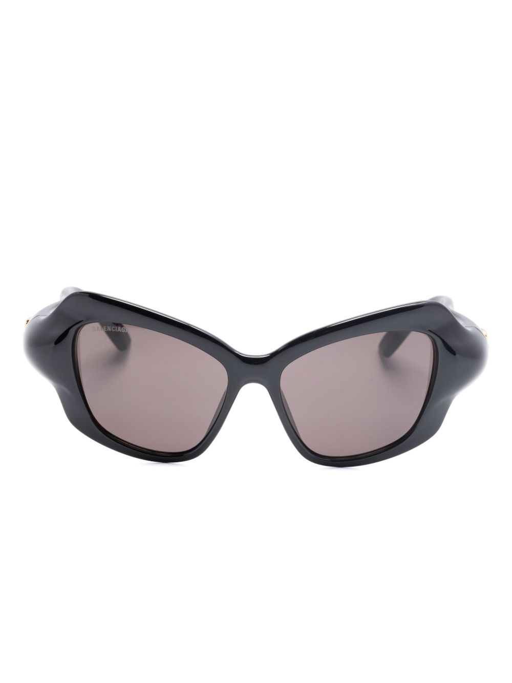 Balenciaga Eyewear Palazzo 蝴蝶镜框太阳眼镜 - 黑色