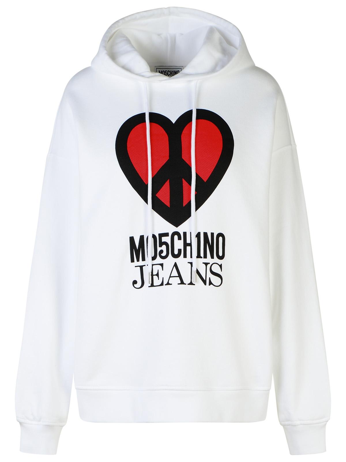M05CH1N0 Jeans Printed Hoodie