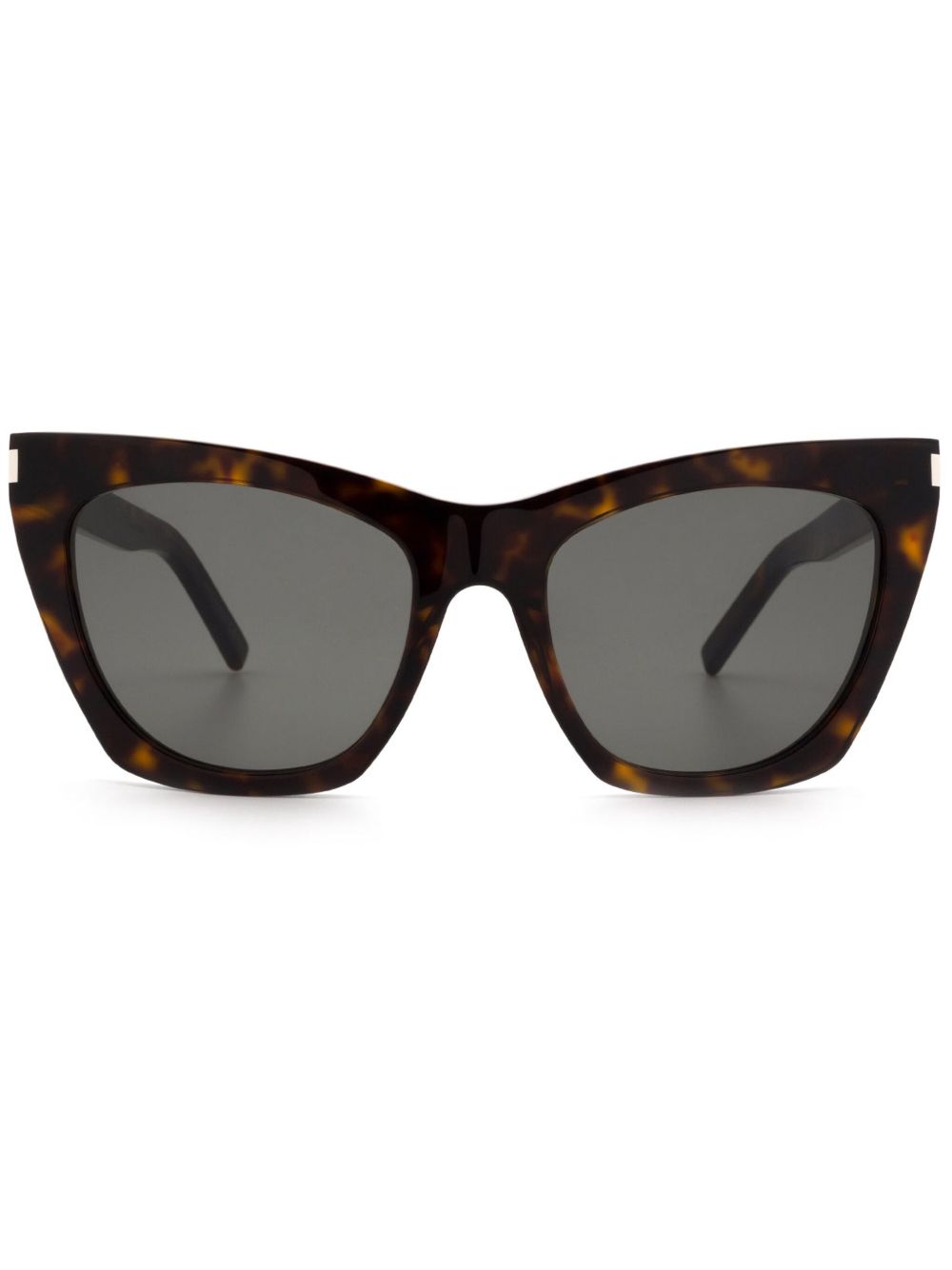 Saint Laurent Eyewear 猫眼框太阳眼镜 - 绿色
