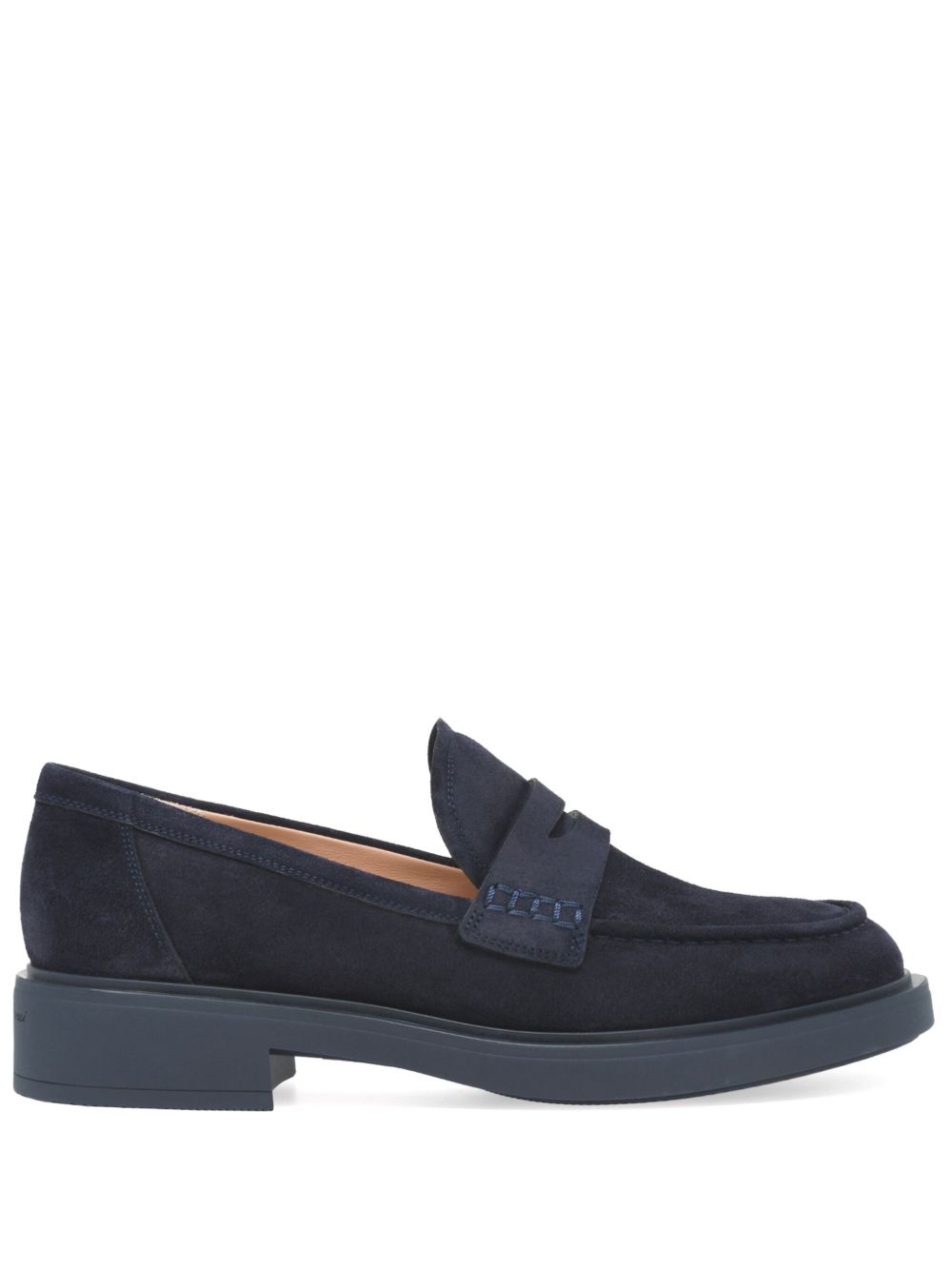Gianvito Rossi Harris 乐福鞋 - 蓝色