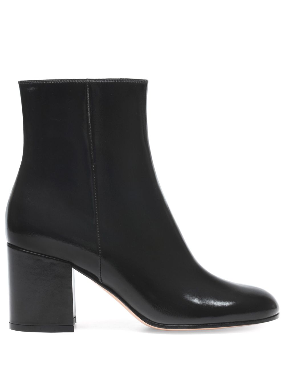 Gianvito Rossi Joelle 中跟靴（7厘米） - 黑色