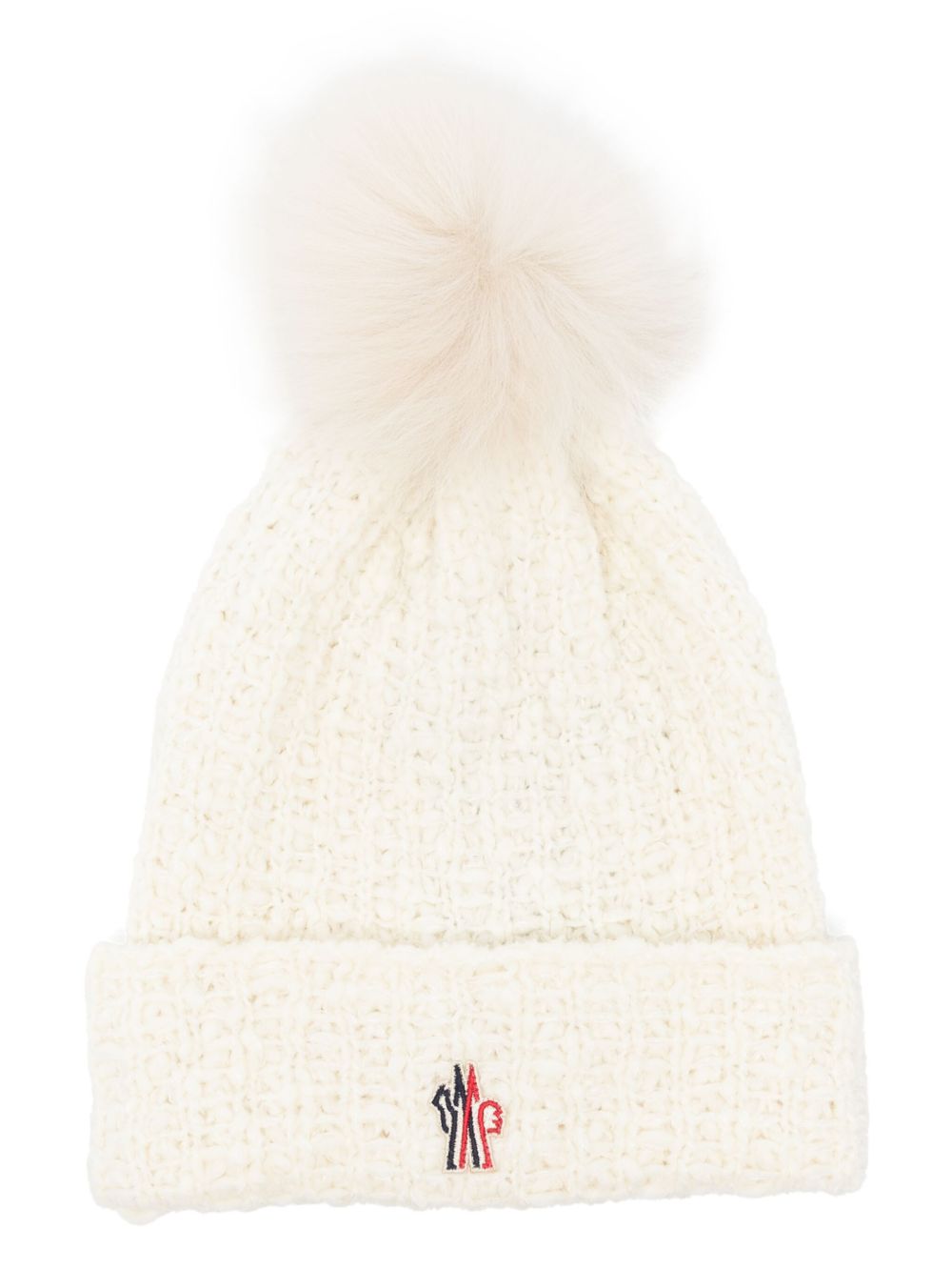 Moncler Grenoble 绒球套头帽 - 中性色