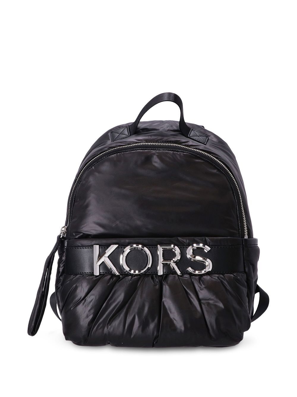 Michael Kors logo标牌细节双肩包 - 黑色