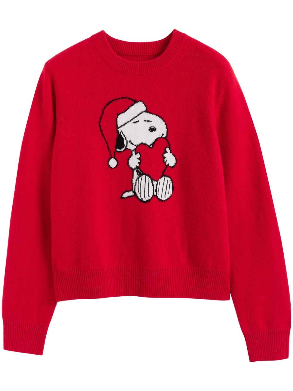 Chinti & Parker Snoopy Santa 毛衣 - 红色