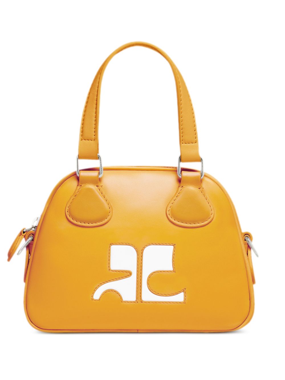 Courrèges Reedition Bowling 单肩包 - 黄色