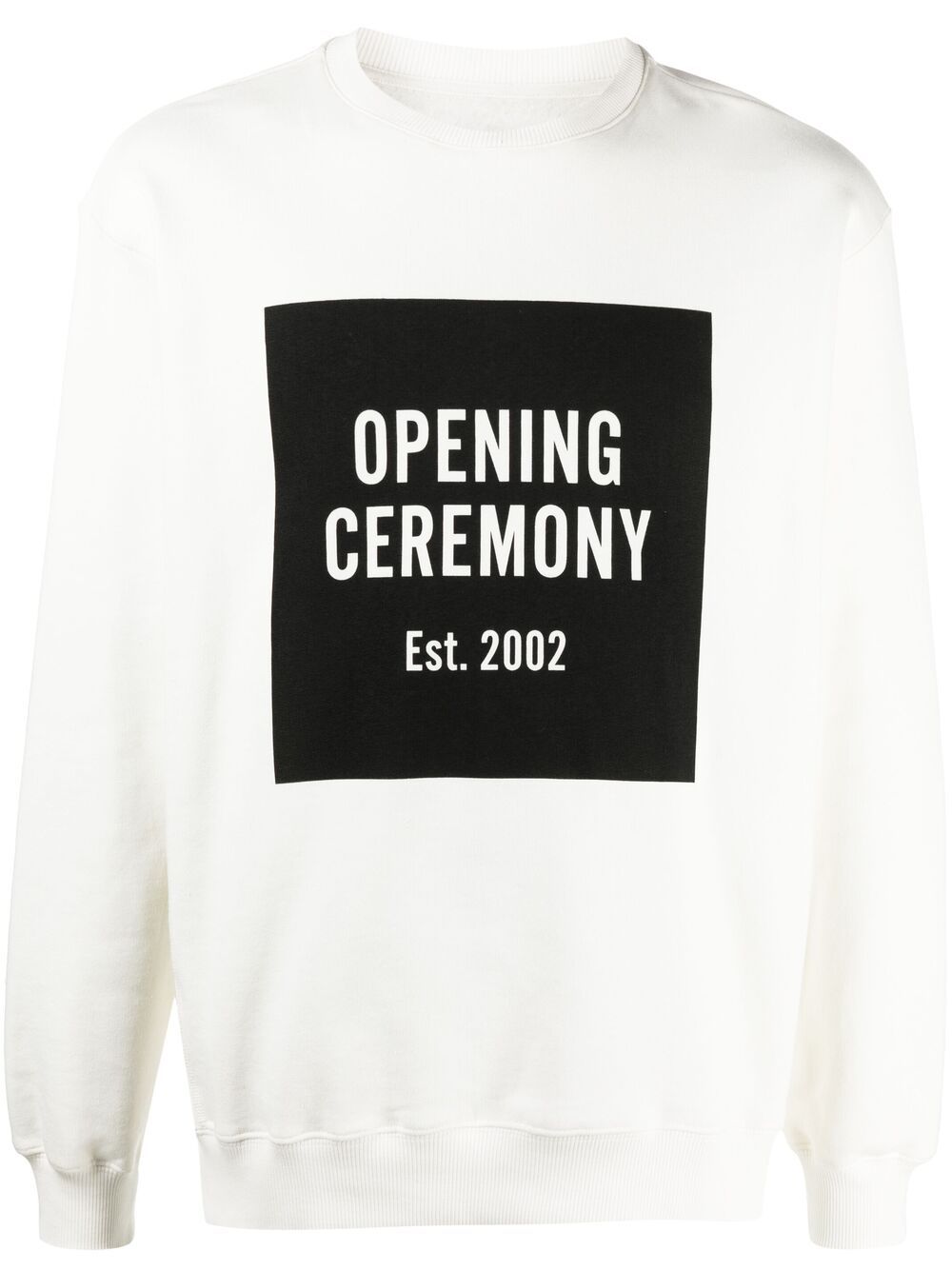Opening Ceremony 方块logo卫衣 - 白色