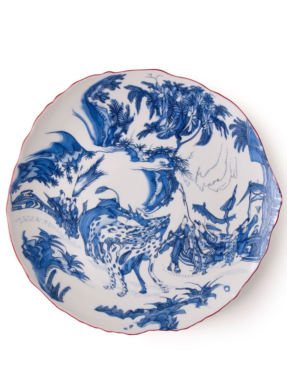 Seletti Classics on Acid Blu Chinoiserie 晚宴盘 - 白色