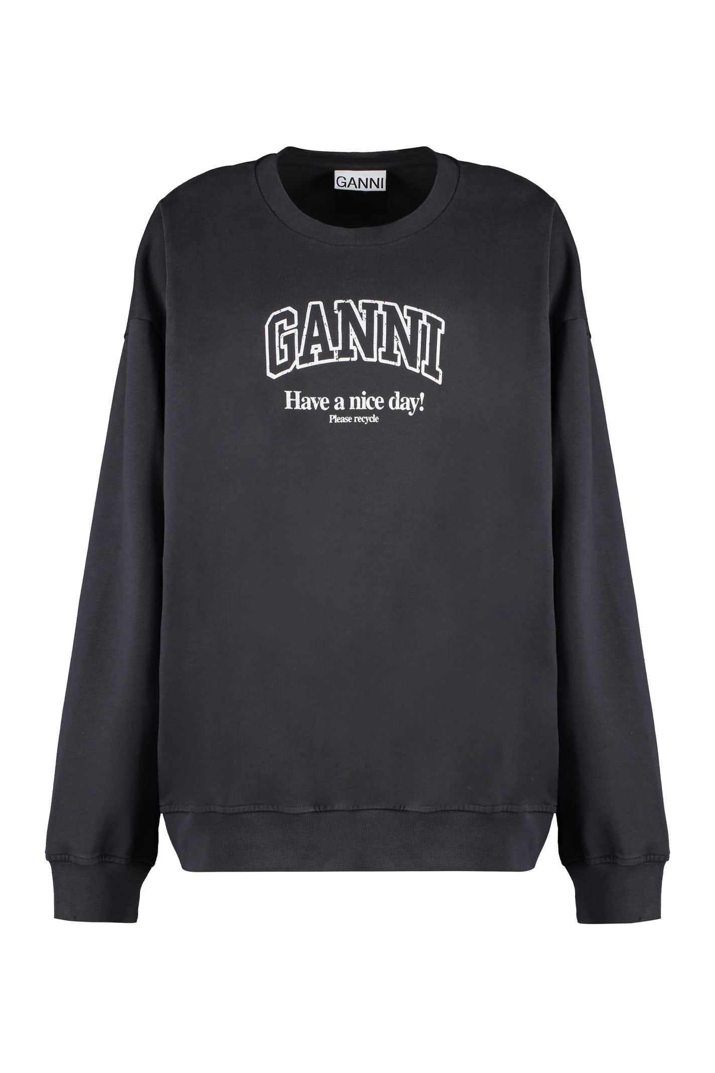 Ganni Cotton圆领运动衫