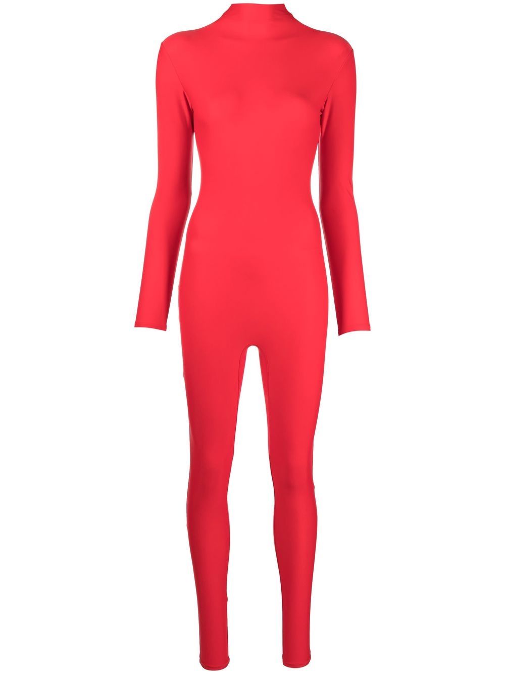 Atu Body Couture 高领长袖连体衣 - 红色