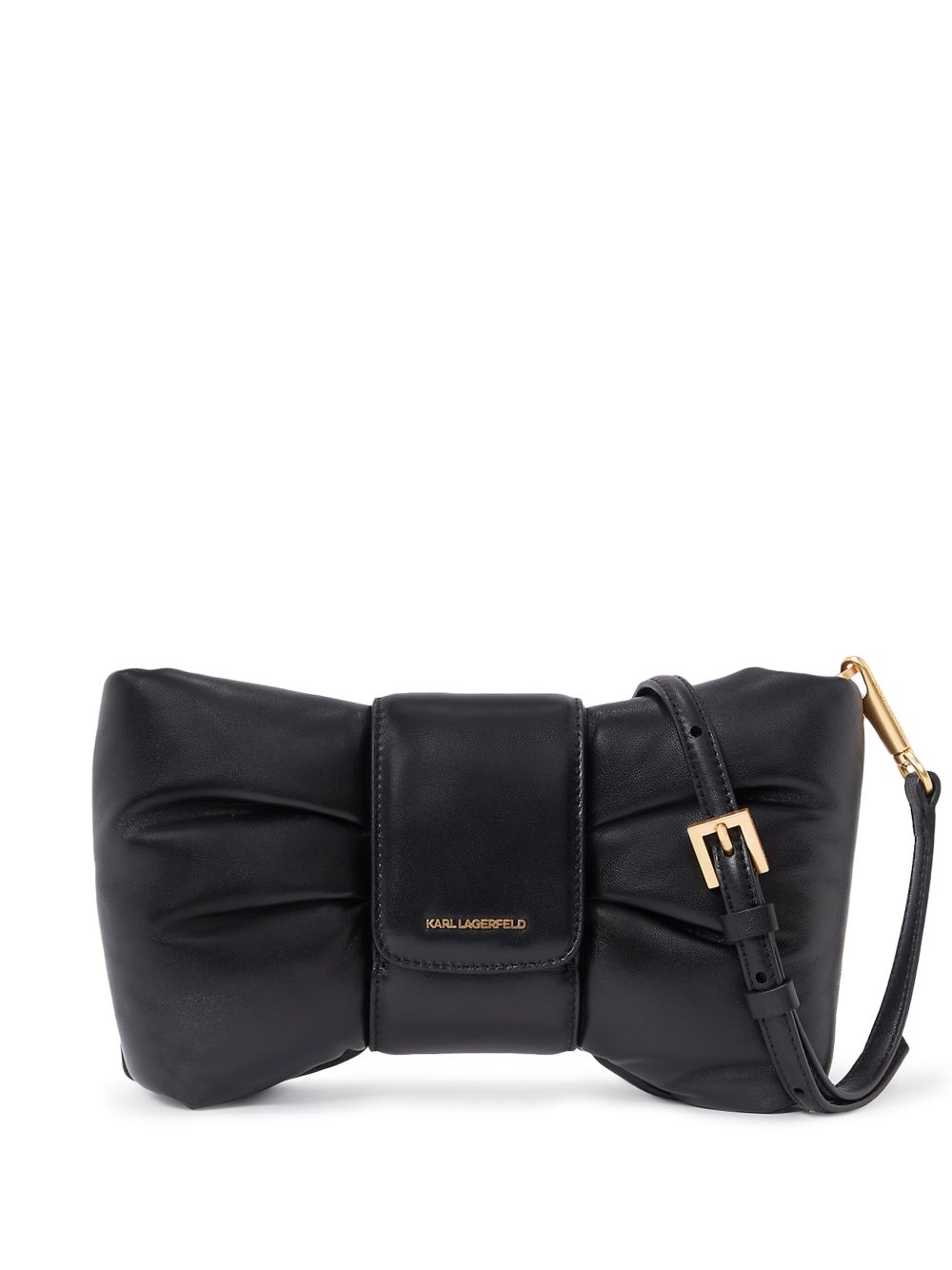 Karl Lagerfeld KL Studio Bow 小号斜挎包 - 黑色