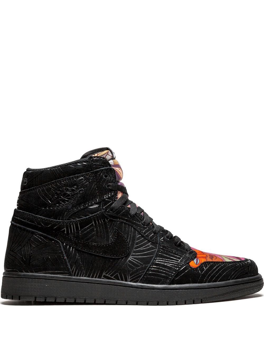 Jordan Air Jordan 1 Retro高帮运动鞋 - 黑色