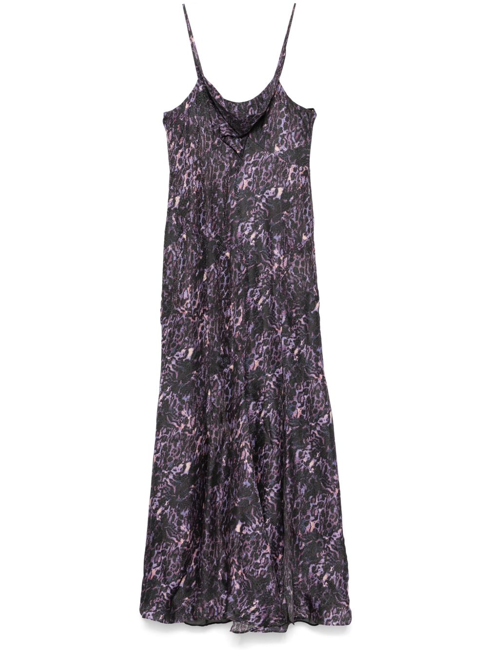 ISABEL MARANT Manelia 超长连衣裙 - 紫色